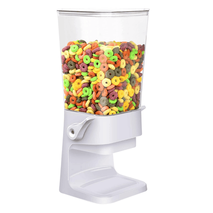 Set of 2 Countertop Cereal Dispensers - 5.5qt (White)